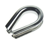 QMH 414S-10 Boat Marine Heavy Duty 316 Stainless Steel 3/8" Wire Rope Thimble