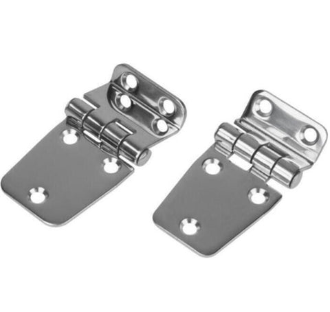 Sea Dog 201570-1 Boat Marine 304 Stainless Steel 2-3/4" X 1-1/2" Short Side Offset Hinge 2-Pack