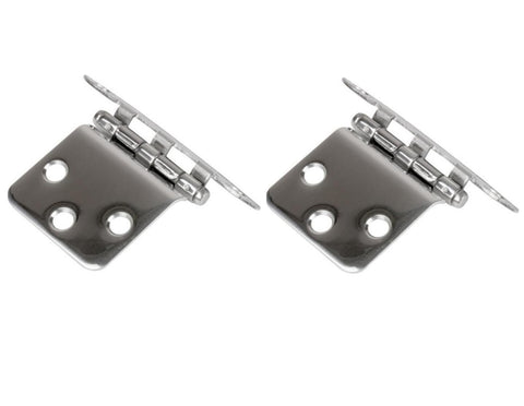 Sea Dog 201954-1 Boat Marine 304 Stainless Steel 1-7/8" X 2-3/4" Flush Mount Concealed Hinge 2-Pack