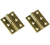 Sea Dog 204511-1 Boat Marine 1-1/2" X 1-1/2" Brass Right Side Take-Apart “H” Butt Hinge 2-Pack