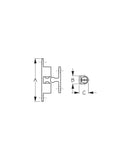 Sea Dog 222842-1 Boat Marine Sand Cast Brass 1-15/16” X 3/8" Stud Catch 2-Pack