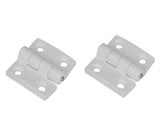 Sea Dog 202581-1 Boat Marine Nylon White 1-3/8" X 1-1/2" Butt Hinge 2-Pack