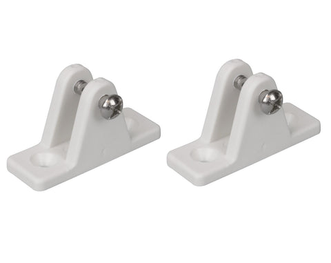 Sea Dog 273201-1 Boat Marine White Nylon 13/16" X 2-7/16" Large Deck Hinge 2-Pack