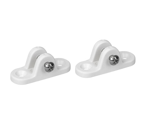 Sea Dog 273206-1 Boat Marine White Nylon 13/16" X 2-3/8" Small Deck Hinge 2-Pack
