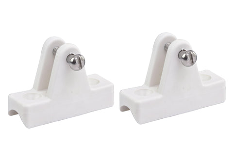 Sea Dog 273241-1 Boat Marine White Nylon 13/16" X 2-7/16" Concave Deck Hinge 2-Pack