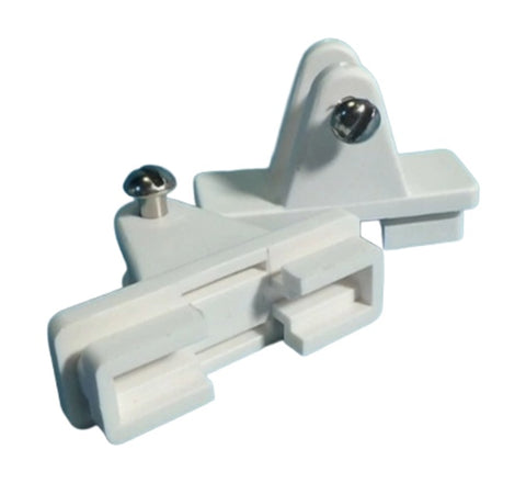 Sea Dog 273271-1 Boat Marine White Nylon 2-7/16" X 7/8" Hinge Fitting Deck Hinge Slide Combo 2-Pack