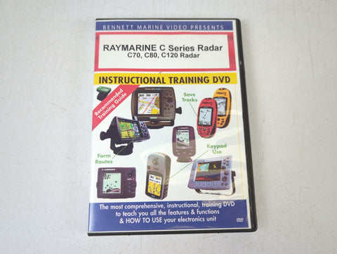 Raymarine C Series Radar C70 C80 C120 Instructional Training DVD Bennett Marine N7796DVD