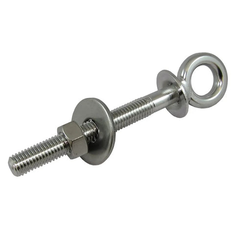 Sea Dog 080488-1 Boat Marine 304 Stainless Steel 8mm X 3” Shoulder Eye Bolt