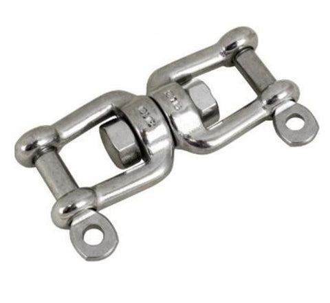 Sea Dog 182310-1 Boat Marine 316 Stainless Steel 3/8" Jaw and Jaw Swivel