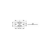Sea Dog 201530-1 Boat Marine 304 Stainless Steel 2-7/8" X 1-1/2" Door Hinge 2-Pack