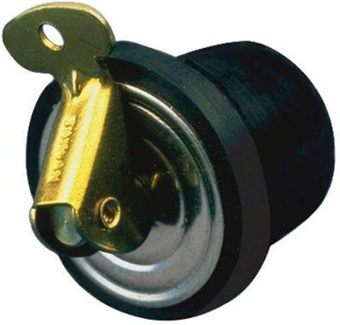 Sea Dog 520094-1 Boat Marine Brass Neoprene 3/4" Snap Lock Baitwell Drain Plug