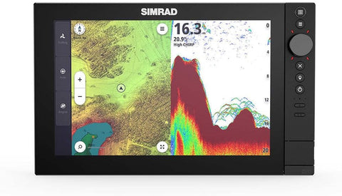 Simrad NSS4-12 000-16276-001 Hybrid Touchscreen 12" Fishfinder Radar GPS Chartplotter Display