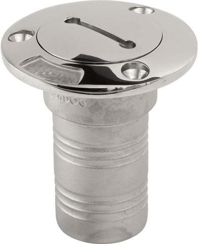 Sea Dog 351320-1 Boat Marine 316 Stainless Steel 1-1/2" I.D. Hose Gas Deck Fill