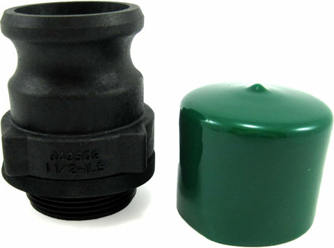 SeaLand 310343502 Dometic 1-1/2" Hose X 1-7/8" 11.5 TPI  Nozall Pump Out Adapter