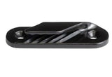 Sea Dog 002130-1 Clamcleat CL213 Fine Line Starboard Black Nylon 1/16" to 3/16" Deck Rope Cleat