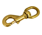 Sea Dog 136590-1 Boat Marine Manganese Bronze 3-5/16" Swivel Eye Bolt Snap