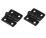 Sea Dog 202580-1 Boat Marine Black Fiberglass Nylon 1-3/8" X 1-1/2" Butt Hinge 2-Pack