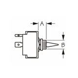Sea Dog 420109-1 Boat Marine Polycarbonate SPDT Mom. On/Off/Mom. On Toggle Switch