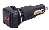 Sea Dog 420501-1 Boat Marine Bakelite Solder Terminal AGC Fuse Holder with Push-In Cap