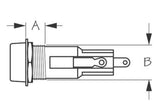 Sea Dog 420501-1 Boat Marine Bakelite Solder Terminal AGC Fuse Holder with Push-In Cap