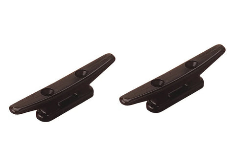 Sea Dog 043030-1 043030BLK Boat Marine Black Nylon 3” Open Base Cleat 2-Pack