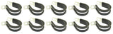 Del City 201809 Marine Grade Stainless Steel 1-1/8" SAE Size 18 Cushion Loom Clamp 10-Pack