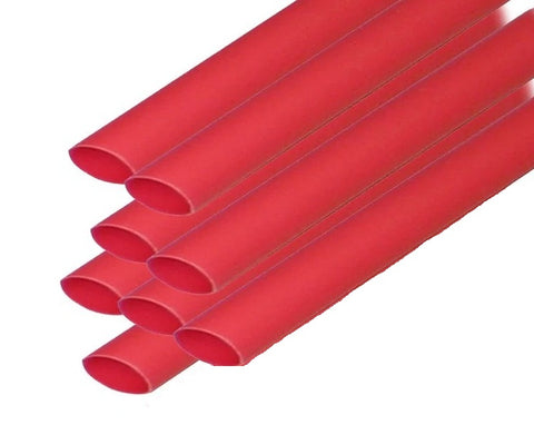 Ancor 302624 Marine Grade Red 3/16" X 12" Adhesive Lined Heat Shrink Tubing 8-Pack