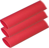 Ancor 307624 Marine Grade Red 1" X 12" Adhesive Lined Heat Shrink Tubing 3-Pack