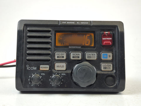 Icom IC-M502 Boat Marine Waterproof DSC VHF Radio Transceiver Hailer