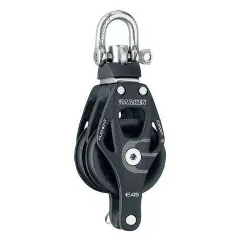 Harken 6239 Boat Sailboat Marine 45mm Aluminum Element Double Block with Swivel and Becket