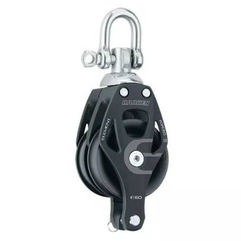 Harken 6270 Boat Sailboat Marine 60mm Aluminum Element Double Block with Swivel and Becket