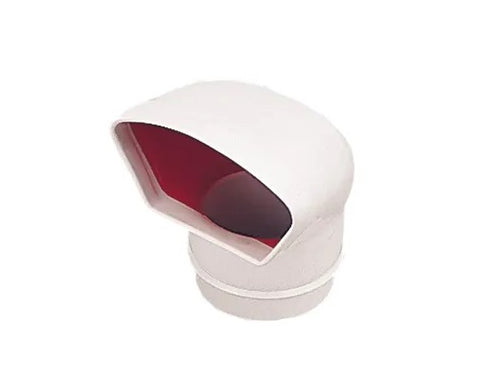 Sea Dog 727131 Boat Marine Red and White PVC 3" Replacement Low Profile Cowl Vent ONLY - Second Wind Sales