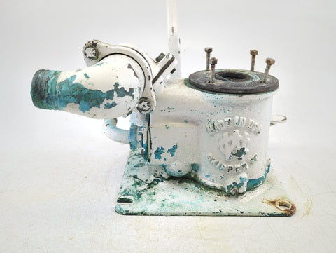 Wilcox Crittenden Skipper II 1550 Vintage Boat Marine Bronze Manual Toilet / Head Base