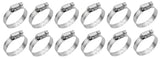 Cambridge HC2-28S 105792 Marine Grade Stainless Steel Size SAE 28 1-5/16" to 2-1/4" Hose Clamp 12-Pack