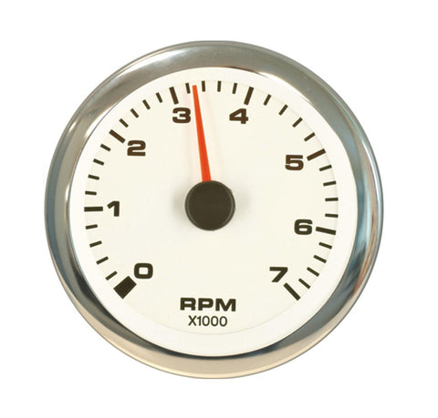 Sierra 62561P Boat Marine Premier Pro Series White 12V 7,000 RPM Tachometer Gauge