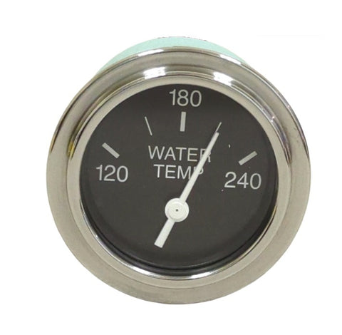 Sierra 80590P Boat Marine Heavy Duty 12V 120°F - 240°F Water Temperature Gauge