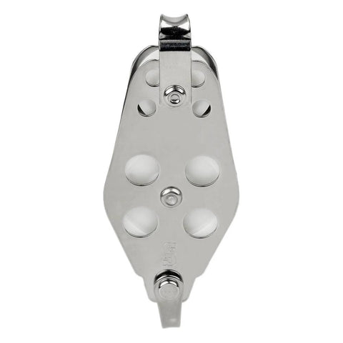 Schaefer 02-53 Boat Sailboat Marine 27mm Fiddle Block with Side Shackle and Becket