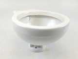 Raritan 1237W Cricket Boat Marine Compact White Porcelain China Toilet Bowl