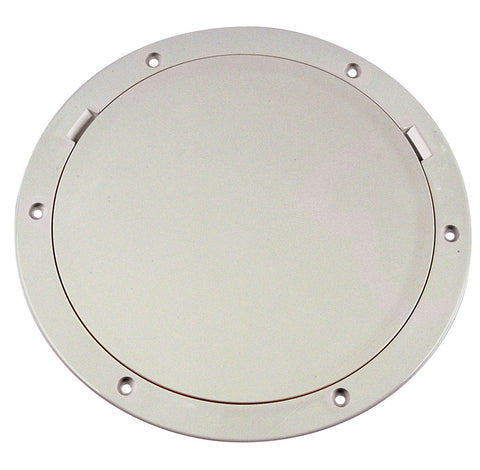 Beckson DP81-W Boat Marine 8" Smooth Center Pry-Out Deck Plate
