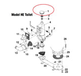 Groco 236 2-236 Boat Model HA HE Marine Toilet Pump Piston Handle Knob