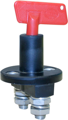 Hella Marine 002843011 2843 100 AMP 12V 24V Battery Master Switch with Removable Key - Second Wind Sales