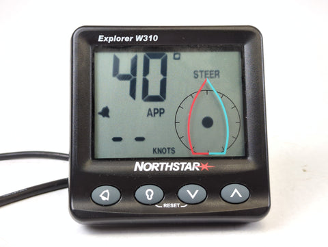 Northstar Explorer W310 WIND Navman Boat Marine NMEA 0183 Digital 4" LCD Display with Cover