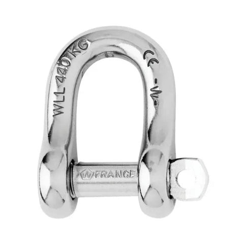 Wichard 1401 Boat Sailboat Marine 316 Stainless Steel 5/32" Captive Pin D Shackle