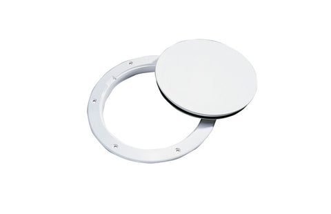 West Marine 11743119 C13116WM Boat Marine Smooth White 6” Pry-Out Deck Plate