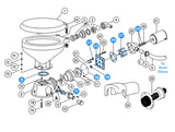 Jabsco 37040-0000 Boat Marine 37010 Series Electric Toilet Repair Rebuild Service Kit