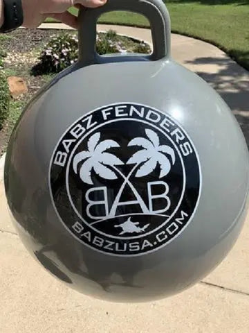 BABZ Pro Stealth Original 25" Hammerhead Grey Inflatable Round Ball Bumper Fender