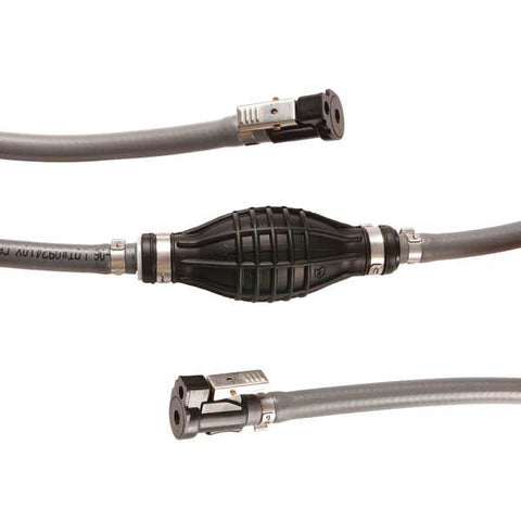 OMC Johnson Evinrude Outboard 3/8" X 6' Quick Connect Primer Bulb Fuel Line West Marine 19682343
