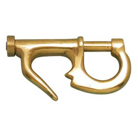 Suncor B0169-0001 Boat Sailboat Marine Polished Bronze 2.13” Jib Hank SeaFit 115238 - Second Wind Sales