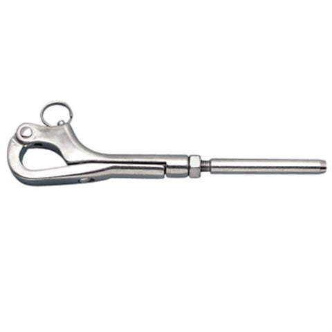 Suncor S0162-A013 316 Stainless Steel 1/2" X 1/4" Wire Pelican Hook with Swage Stud