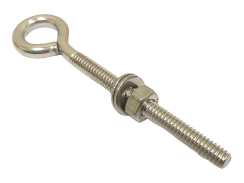 DECKMATE 14625 Boat Marine Stainless Steel 1/4"-20 X 3" Screw Eye Bolt